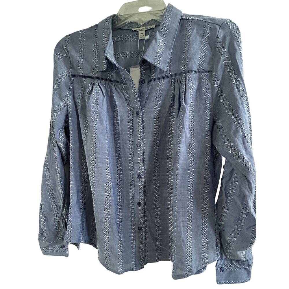 Marissa Olivia Sizeā PS-Collared Button Down Full Length Sleeve Or Roll Tab. NWT